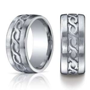  Eternal Rope   Argo Benchmark 10mm Band/Argentium Silver Jewelry