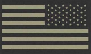 US Flag Reverse IR Glint Patch w/ Velcro   