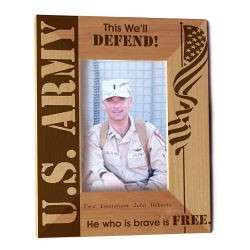 Personalized US Army Picture Frame Military Photo Frame  