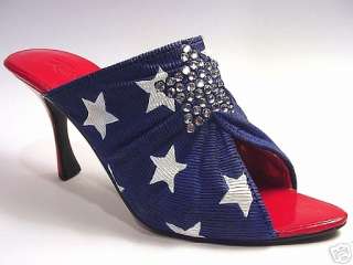 JTRS JUST THE RIGHT SHOE ~ STAR SPANGLED ~ NEW Retired  