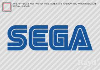 2x) Sega Sticker Decal Die Cut  