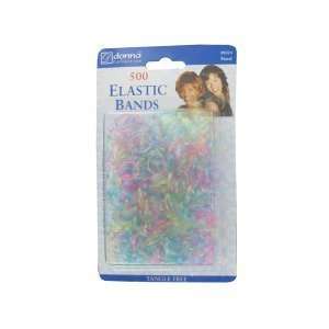  Pastel elastic hair bands, pack of 500 (Wholesale in a 