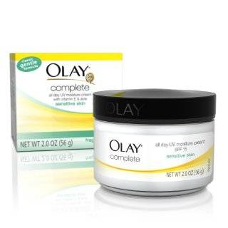 Olay Complete All Day UV Moisture Cream, SPF 15, Sensitive Skin, 2 
