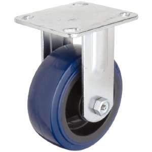 RWM Casters 65 Series Plate Caster, Rigid, Kingpinless, Urethane on 