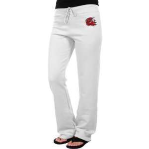 Jacksonville State Gamecocks Ladies White Logo Applique Sweatpant 