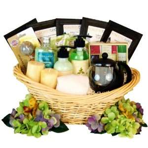 Mothers Day Rejuvenate Spa Tea Gift Basket  Grocery 