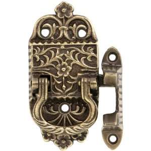   Handed Ice Box Latch With Antique By Hand Finish.