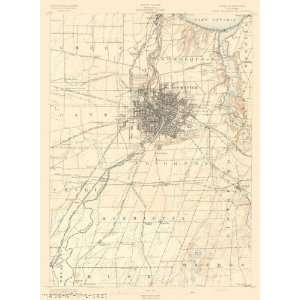  USGS TOPO MAP ROCHESTER SHEET NEW YORK (NY) 1895