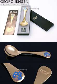 Georg Jensen Spoon Of The Year 1983 FORGET ME KNOT  NEW  