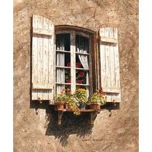    Stucco Window   Poster by Chuck Huddleston (22x28)