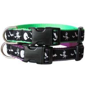  Halloween Dog Collar with Witches