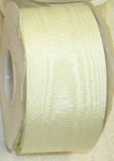 You are bidding on 1 roll of unwired grosgrain acetate fabric ribbon.