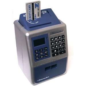  Blue Electronic ATM Money Savings Bank With Security Card 