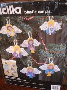 Unopened Bucilla Plastic Canvas Angel Ornament Magnet Kit  