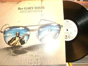 REVEREND GARY DAVIS RAGTIME GUITAR IMPORT LP RECORD  