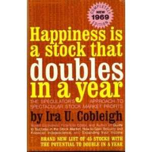   APPROACH TO SPECTACULAR STOCK MARKET PROFITS Ira U Cobleigh Books
