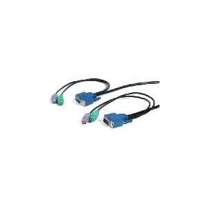  StarTech 10 ft 3 in 1 Ultra Thin PS/2 KVM Cable Electronics
