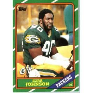  1986 Topps # 221 Ezra Johnson Green Bay Packers Football 