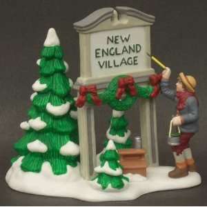  Department 56 New England Village with Box, Collectible 
