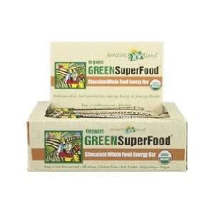  Amazing Grass Organic GreenSuperFood Choc Bars 1case 