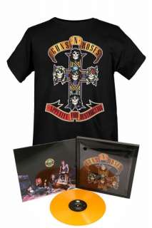 Guns N Roses Appetite for Destruction Record & T Shirt  