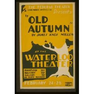   autumn by James Knox MillenAt the Waterloo Theater.