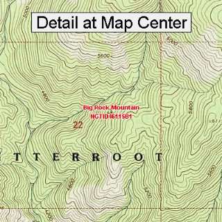   Map   Big Rock Mountain, Idaho (Folded/Waterproof)