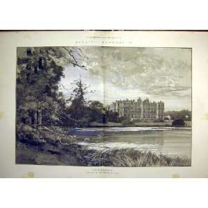   Longleat Marquis Bath Building English Homes Print