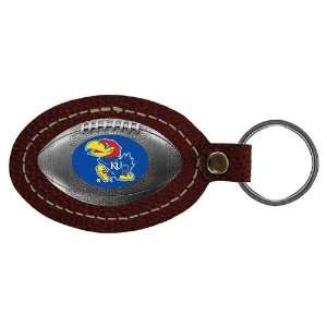    Kansas Jayhawks NCAA Football Key Tag (Leather)