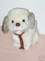 1983 vintage Applause gray white COCO puppy Dog w/ tags  