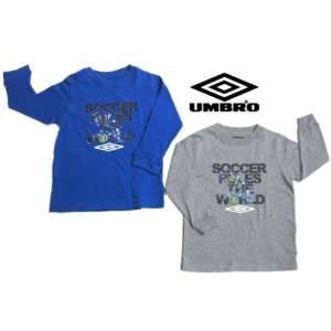  UMBRO Boys Soccer Rules Long Sleeve Tee Sports 