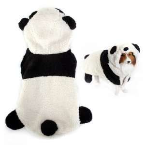  Pet Dog Puppy Panda like Hoodie Autumn Winter Coat Clothes 