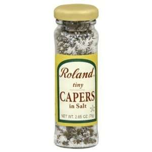 Roland, Caper In Salt, 2.5 OZ (Pack of 12)  Grocery 