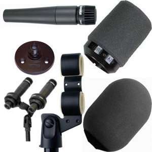  Shure SM57 VIP Dual Microphone Kit Musical Instruments