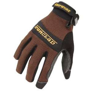   Gripworx Series Gloves, Brown, Double Extra Large