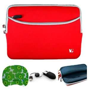  Resistant Sleeve Case with Zippered Accessory Pocket for ASUS U36JC 