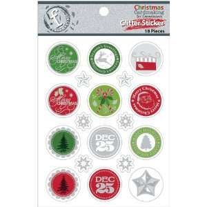  Fundamentals Glitter Stickers Christmas Seals Everything 