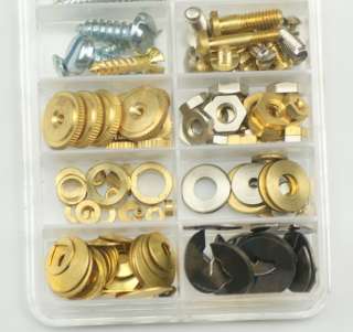 Clock repair parts, grommets screws nuts washers hinges  
