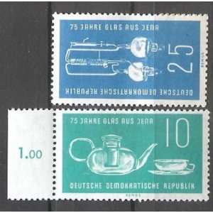   Stamp GermanyDDR Sc A148 75 years of Jena Glassware 