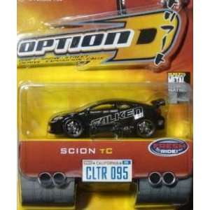    Jada Option D Black Scion TC 164 Scale Die Cast Car Toys & Games