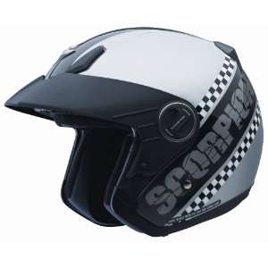    Scorpion EXO 200 TT Silver Large Open Face Helmet Automotive