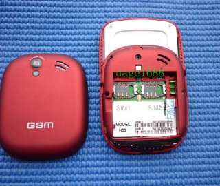 MINI Cell Phone H03 JAVA DUAL SIM Unlocked  RED  