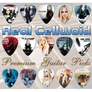  Avril Lavigne Premium Gold Guitar Picks X 15 Medium 