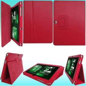  Samsung Galaxy Tab 10.1 Slim Fit Case (Red) with Stand by 