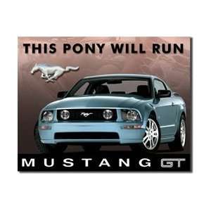  Mustang GT Tin Sign