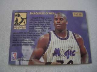 Shaquille ONeal Rebound Kings Fleer Ultra 93 94 9  