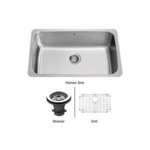  Vigo Industries 30 Undermount Kitchen Sink, Grid and 
