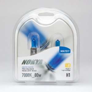  Nokya H1 Headlight Bulbs   Arctic White 7000K 80W (Stage 2 