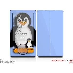  Zune 80/120GB Skin Kit   Penguins on Blue plus Free Screen 