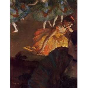   name Ballerina and Lady with a Fan, By Degas Edgar 